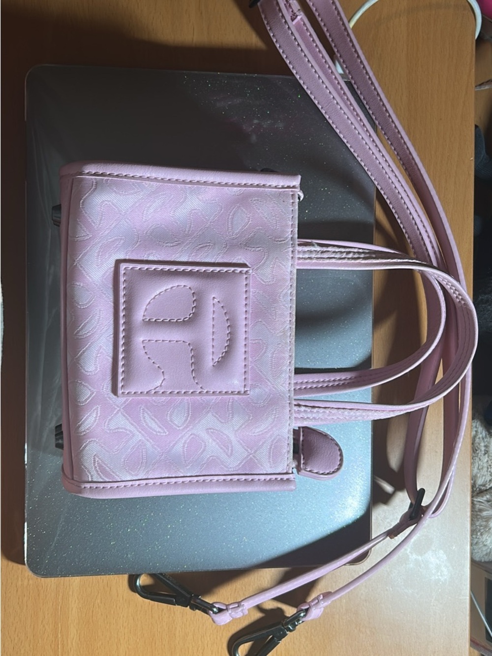 Small Telfar - Jaquard Bubblegum Pink Mini Bag